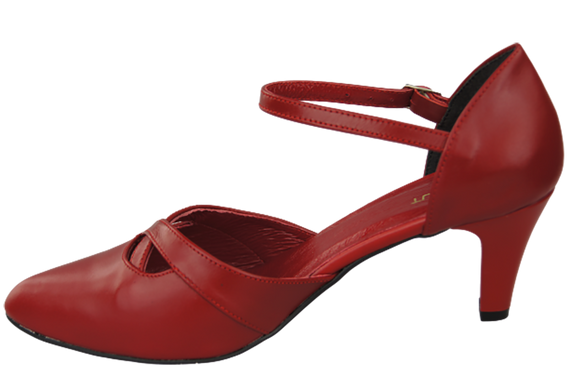 Dámská obuv Sandály Červená přírodní kůže 151 ElitaBut