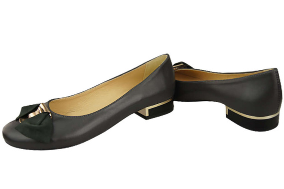 Dámská baletní obuv Natural Leather Graphite 894 ElitaBut