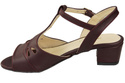 Dámská obuv Sandály Maroon Natural Leather 169 ElitaBut