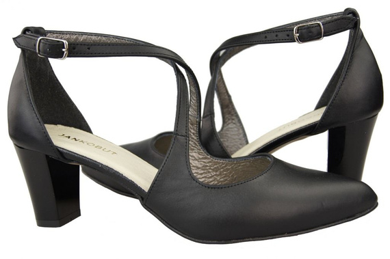 Dámské sandály na nízkém podpatku Black 102 ElitaBut