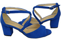 Dámská obuv Azure leather Suede sandals 111 ElitaBut