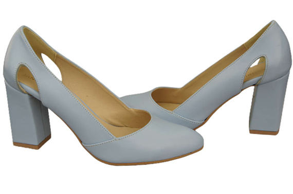 Dámská obuv Pumpkins Bright Blue Natural Leather 184 ElitaBut