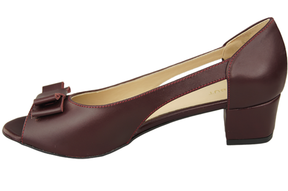 Dámská obuv Sandály Maroon Natural Leather 145 ElitaBut