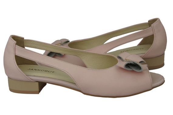 Dámská obuv Sandály Powder Pink Natural Leather 994 ElitaBut