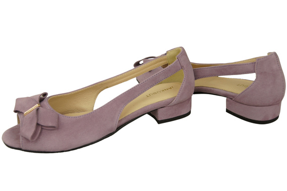 Dámské sandály Lila z přírodní semišové kůže 994 s kombinací stylu a pohodlí ElitaBut