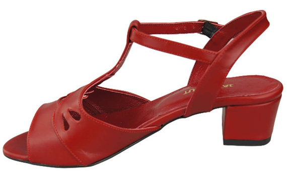 Dámská obuv Sandály Červená přírodní kůže 169 ElitaBut