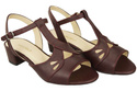 Dámská obuv Sandály Maroon Natural Leather 169 ElitaBut