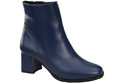 Dámské boty Navy blue for winter natural leather 214 Z ElitaBut