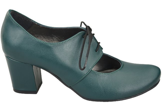 Obuv Dámské polobotky z přírodní kůže Malachite 161 ElitaBut