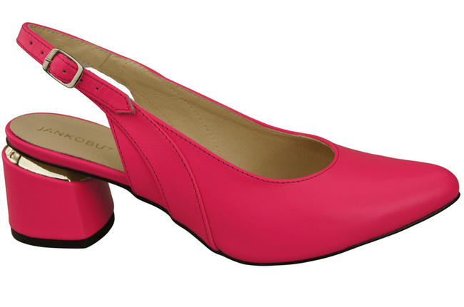 Dámská obuv Sandály Neon Pink Natural Leather 196 ElitaBut