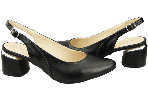 Dámská obuv Sandály Černá přírodní kůže 196 ElitaBut