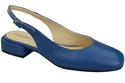 Dámská obuv Sandály modré s plochým podpatkem Přírodní kůže 206 ElitaBut