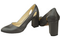 Dámská obuv Graphite pumps Natural leather 184 ElitaBut