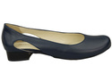 Dámské boty Baleríny navy blue přírodní kůže 103 ElitaBut
