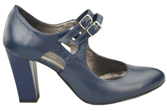 Dámská obuv Navy Blue Natural Leather 105 ElitaBut