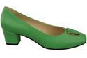 Dámská obuv Natural Leather 187 Lime pumps ElitaBut