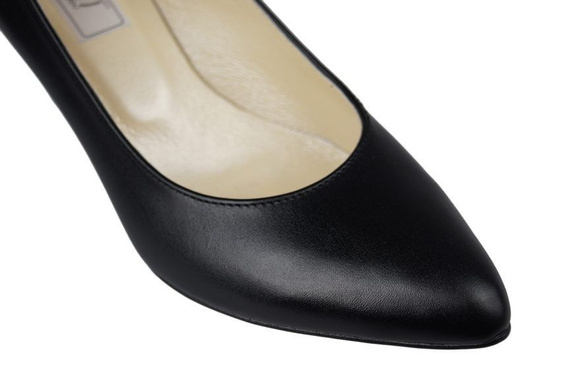 Dámská obuv Lodičky z přírodní kůže Černá 825 ElitaBut