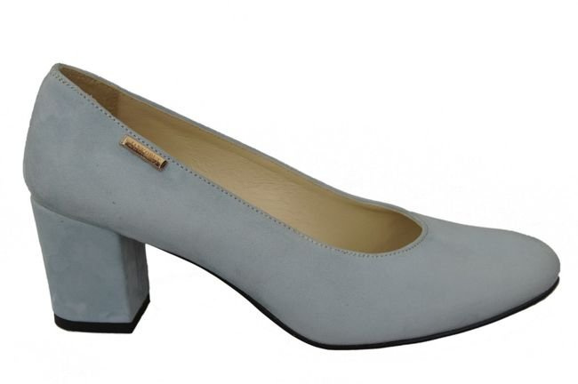 Dámská obuv Dámské lodičky Světle modré Přírodní semišová kůže 125 ElitaBut