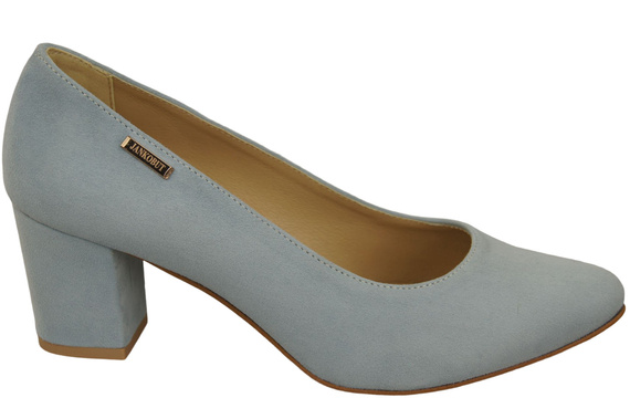 Dámská obuv Pumpkins Light Blue Suede Natural Leather 106 ElitaBut
