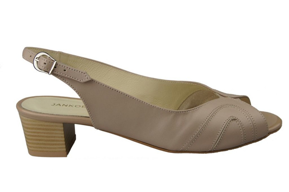 Dámská obuv Sandály z přírodní kůže Cappuccino Lico 991 ElitaBut