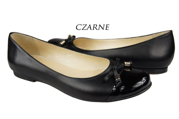 Dámské baletní boty Natural Leather Black 895 ElitaBut