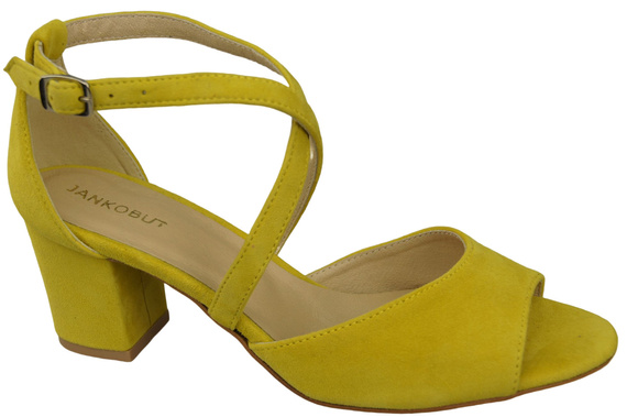 Dámská obuv Lemon Kožené semišové sandály 111 ElitaBut