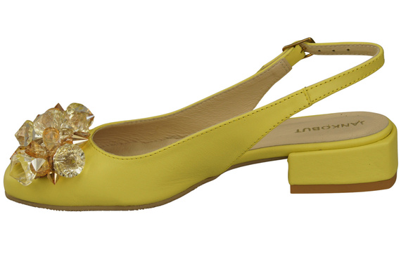 Dámská obuv Lemon Sandály s krystaly Přírodní kůže 215 ElitaBut