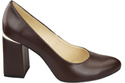 Dámská obuv Chocolate pumps Natural leather 179 ElitaBut