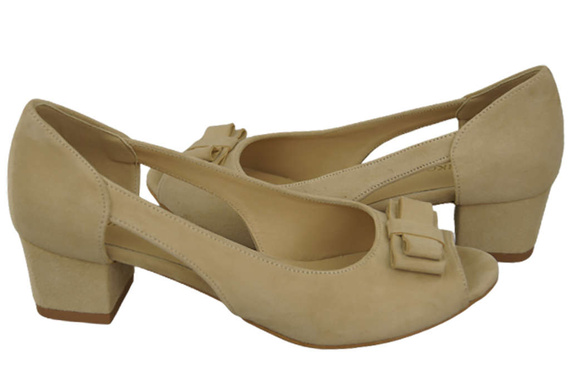 Dámská obuv Sandály béžové přírodní kůže 145 Z ElitaBut