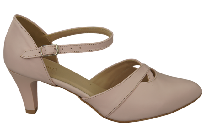 Dámské sandály Powder Pink Natural Leather 151 ElitaBut