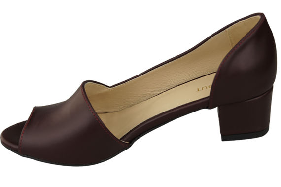 Dámská obuv Sandály Maroon Natural Leather 147 ElitaBut