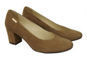 Dámská obuv Olive Natural Leather Suede pumps 125 ElitaBut