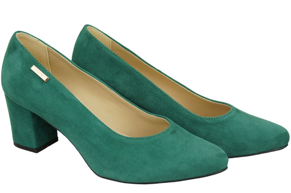 Dámská obuv Malachite Natural Leather Suede pumps 106 ElitaBut