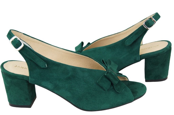 Dámská obuv Malachite Sandály z přírodní kůže a semiše 148 ElitaBut