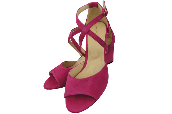 Dámská obuv Sandály Fialová přírodní kůže Semiš 111 ElitaBut