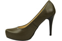 Dámská obuv Olive Leather Stiletto pumps 205 ElitaBut