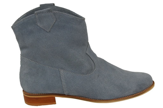 Dámské kozačky Ash kůže Jaro / Podzim přírodní velur 132 L ElitaBut