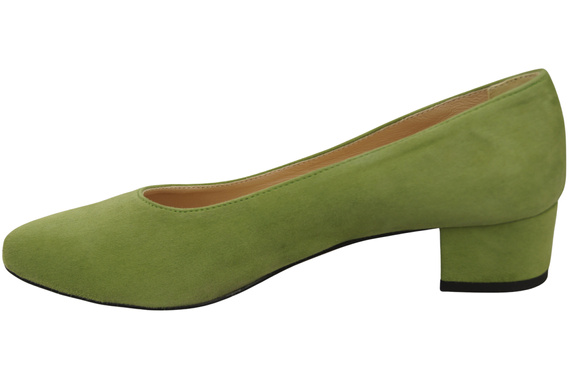 Pohodlná dámská obuv Pistachio z přírodní semišové kůže 220 od ElitaBut
