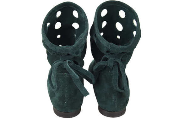 Obuv Dámské kozačky z přírodní kůže Malachite 160 ElitaBut