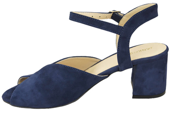Dámská obuv Sandály Námořnická modrá semišová kůže 185 ElitaBut