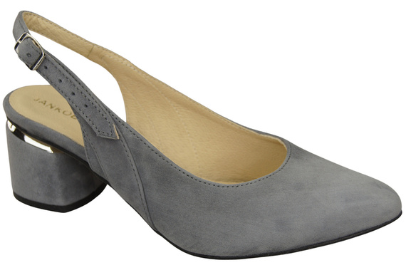 Dámské sandály z přírodní semišové kůže Ash Elegance and Comfort 196 From ElitaBut