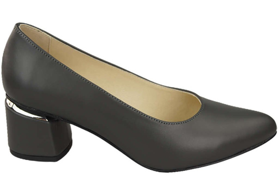 Dámská obuv Graphite pumps Natural leather 143 ElitaBut
