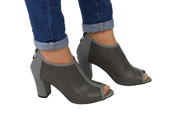 Dámská obuv Dámské lodičky s vysokou špičkou z přírodní kůže Ash shell 957 ElitaBut