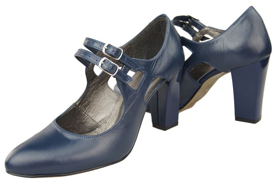 Dámská obuv Navy Blue Natural Leather 105 ElitaBut