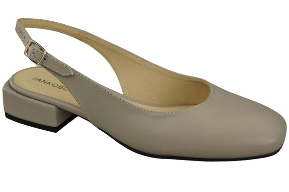 Dámská obuv Sandály Bright Ash Flat Heel Natural Leather 206 ElitaBut