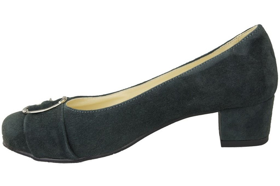 Dámská obuv Dámské lodičky Graphite Suede Natural Leather 135 ElitaBut