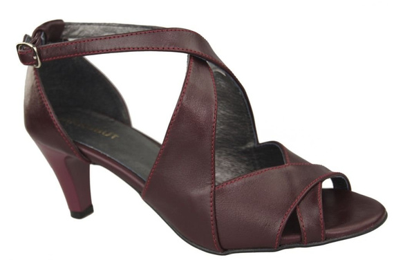 Dámská obuv Sandály Maroon Natural Leather 130 ElitaBut