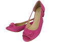 Dámské sandály Fuchsia Natural Suede Leather 145 Z ElitaBut