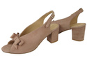 Dámská obuv Sandály Pink Powder natural leather Suede 148 ElitaBut