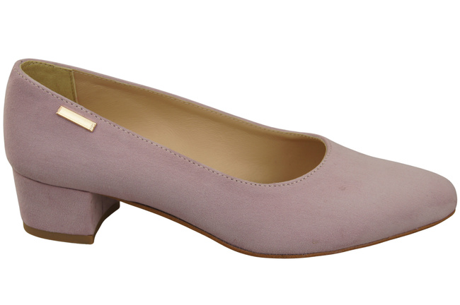 Pohodlná dámská obuv Bright Lilac Natural Suede Leather 220 od ElitaBut